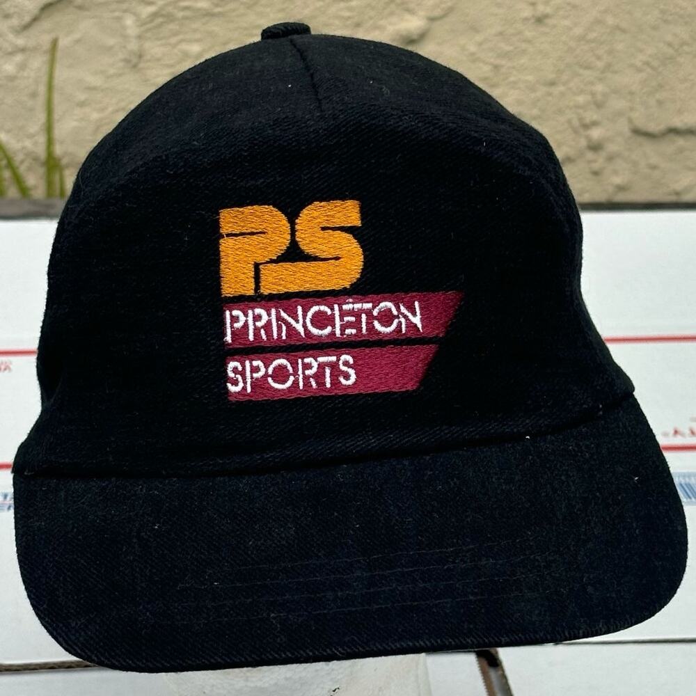 Black Princeton Sports Men's Hat